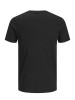 Черная мужская футболка с принтом от Jack Jones