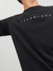 Men's Black T-Shirt with Print by Jack Jones