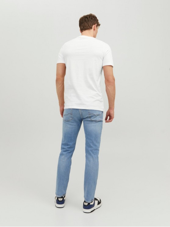 Shop Jack Jones' Slim Fit White T-shirts for Men