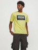 Jack Jones Yellow Printed T-shirt for Men