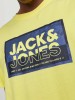 Чоловічі футболки з принтом від Jack Jones: жовтий лимонний вербена.