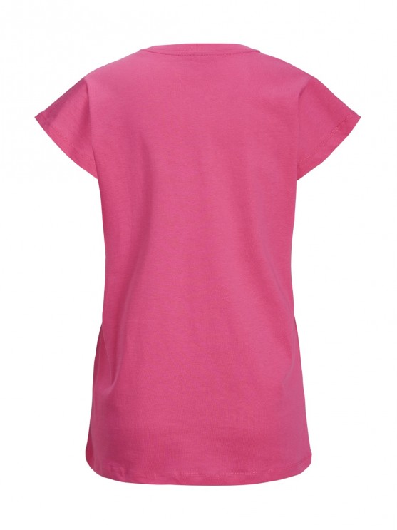 Женские футболки с принтом от бренда JJXX в розовом цвете