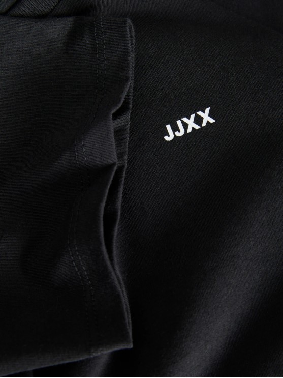 JJXX Чорна Футболка з принтом для жінок