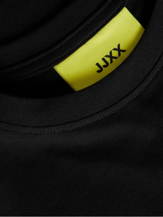 JJXX Black T-Shirt with Self Love Print for Women