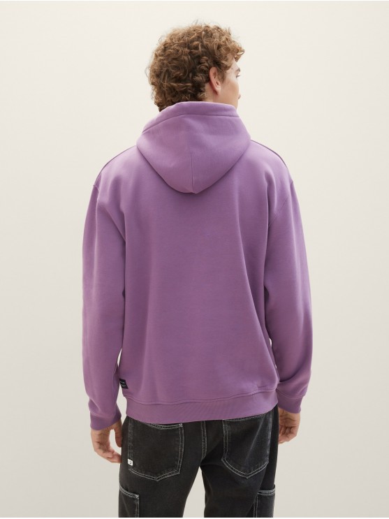Чоловічі фіолетові худі з капюшоном від Tom Tailor