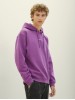Tom Tailor Men's Purple Hoodie with Hood