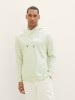 Stylish Green Hoodie with English Print for Men by Tom Tailor