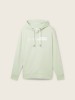 Stylish Green Hoodie with English Print for Men by Tom Tailor