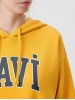 Stylish Yellow Hoodie with Cap by Mavi for Women