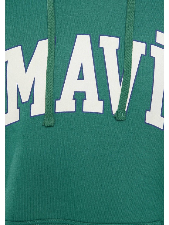 Жіночі оверсайз худі зеленого кольору від бренду Mavi