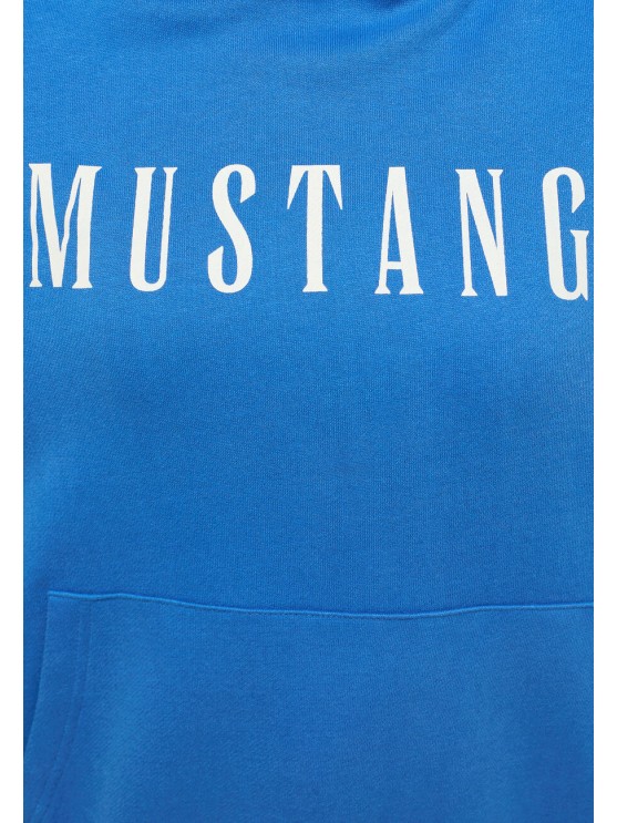 Женский худи Mustang с принтом, синий цвет