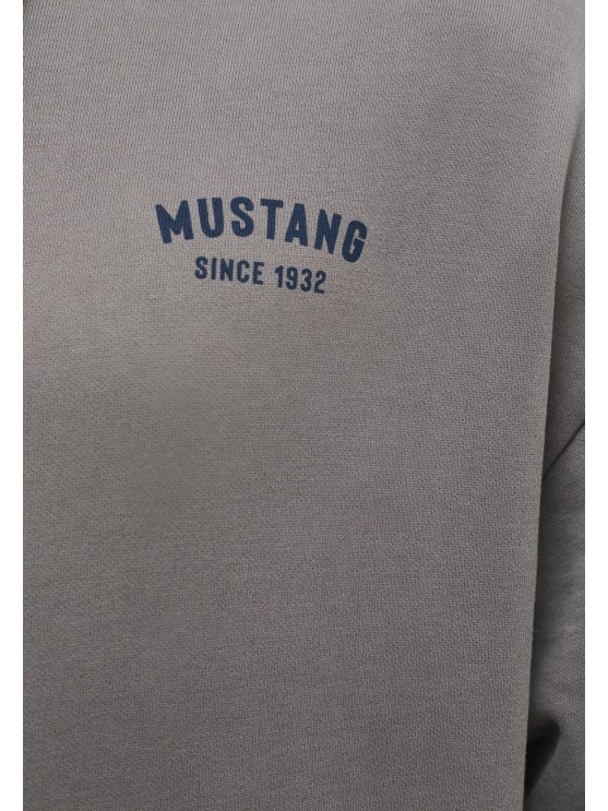 Чоловічі худі Mustang з капюшоном, сірого кольору.