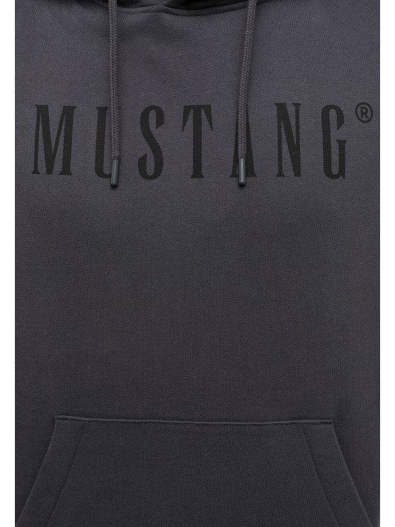 Get Cozy with Mustang's Grey Hoodie for Men