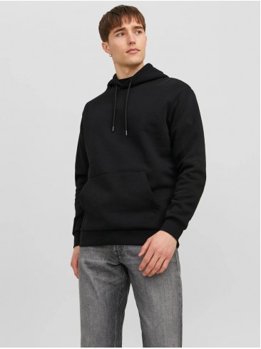 hoodie, black, Jack Jones, with hood, 12249340 Black