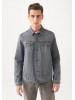 Mavi's Stylish Grey Denim Jackets for Men