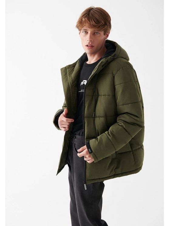 Мужская зимняя куртка Mavi, зеленого цвета