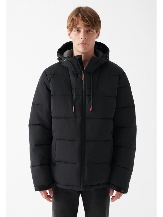 Чоловіча куртка від Mavi - чорний колір, зимовий сезон