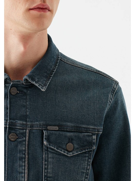 Чоловіча джинсова куртка Mavi синього кольору