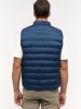Mustang Men's Blue Vest for Fall and Spring Season