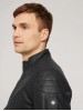 Чоловіча куртка з екошкіри від Tom Tailor - чорний колір