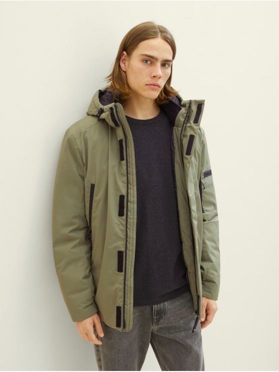 Stay Warm in Style with Tom Tailor's Green Winter Jackets for Men