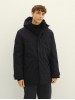 Stay warm this winter with Tom Tailor black parkas for men
