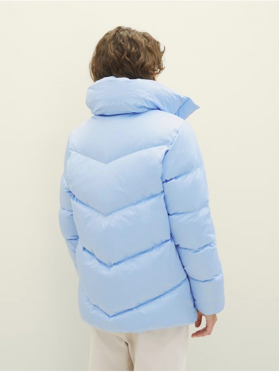 Куртка Tom Tailor зимова блакитна для жінок