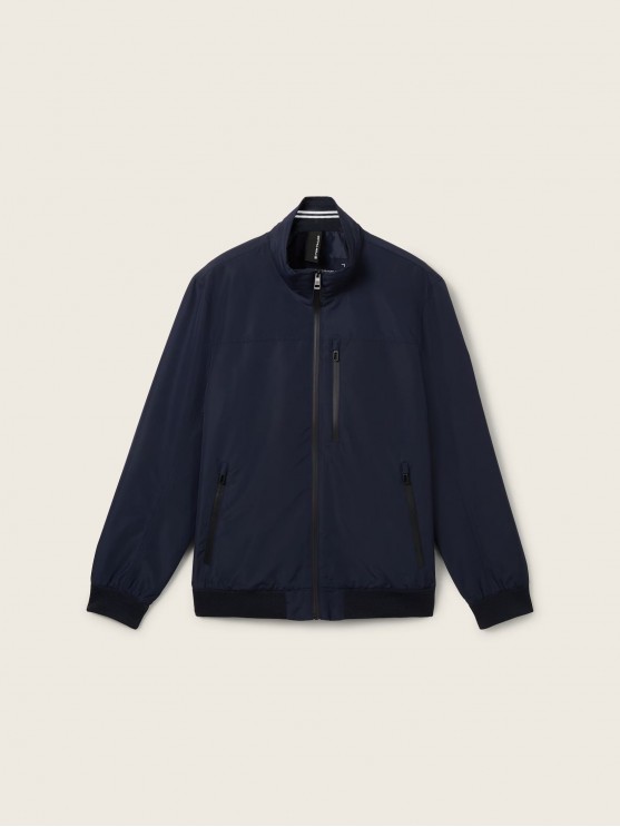 Tom Tailor Men's Blue Jackets for Fall and Spring
