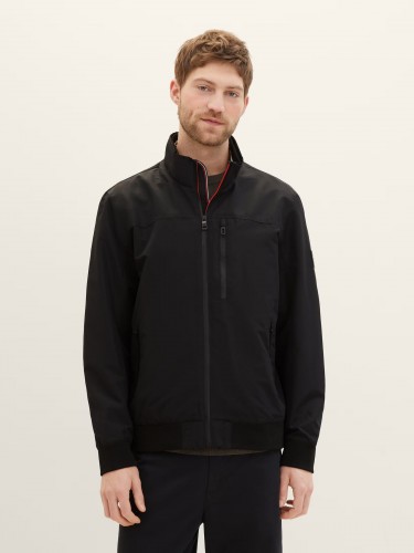 Чорна куртка Tom Tailor - верхній одяг для осені та весни - 1038910 29999