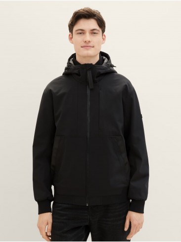 Tom Tailor, black, jackets, autumn/spring, 1038927 29999