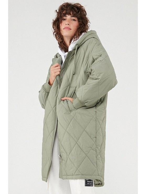 Куртка женская зеленого цвета Mavi для зимы