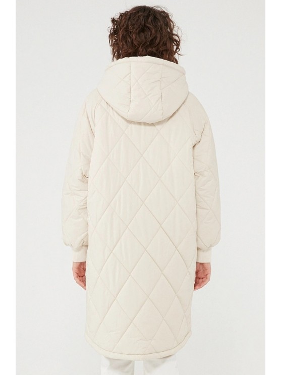Mavi women's beige winter jacket - stylish and warm!