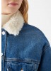 Джинсова куртка Mavi синього кольору для жінок