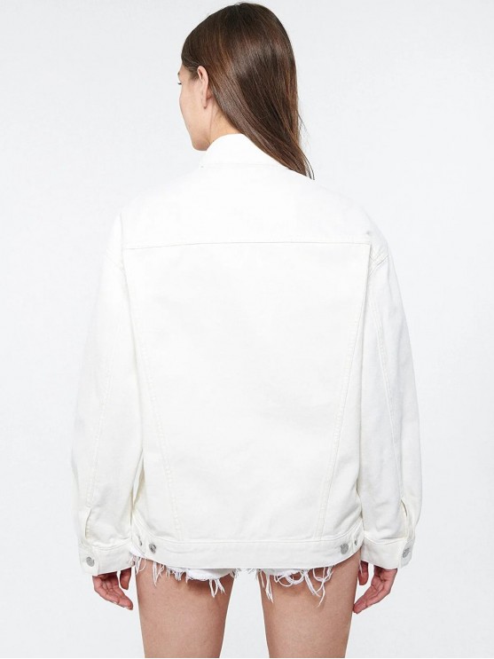 Stylish White Denim Jackets for Women by Mavi