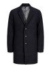 Stylish Dark Grey CHECK Coat for Men by Jack Jones