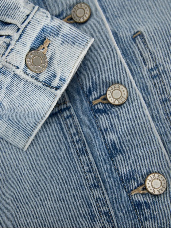 JJXX джинсовая куртка для женщин, цвет блакитный, осень-весна.