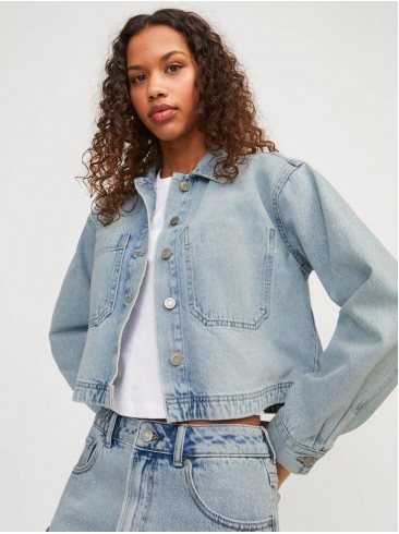 Light Blue Denim Jacket - Perfect for Fall and Spring - JJXX 12253992