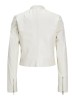 JJXX White Eco Leather Jackets for Women - Autumn/Spring Collection