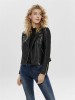 Stylish Black Eco-Leather Jackets for Women by Only