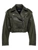 Only Black Eco-Leather Jacket for Women - Perfect for Fall and Spring