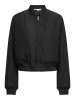 Бомбер Only: женский черный куртка осень-весна