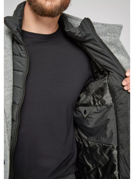Куртка s.Oliver для мужчин, сірого цвету для зимнього сезону