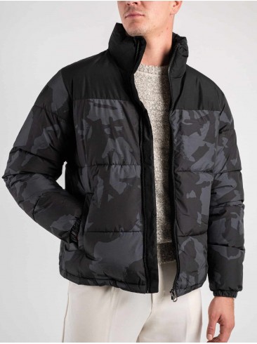 winter, black, jacket, Only and Sons, 22025205 Phantom ABSTRACT