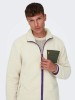Beige Only and Sons Jacket for Men - Perfect for Autumn and Spring