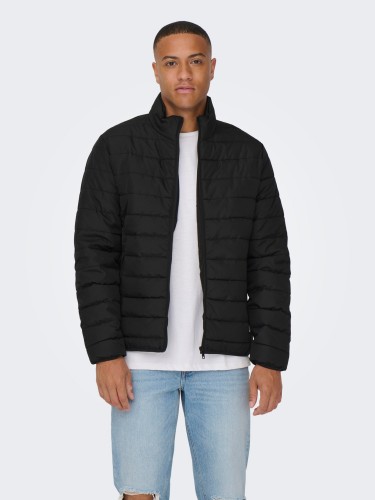 jacket, black, Only and Sons, autumn/spring, 22025686 Black