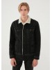 Mavi Black Denim Jacket for Men - Winter Outerwear