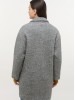 Stay cozy this winter with Mustang's gray wool coats for women