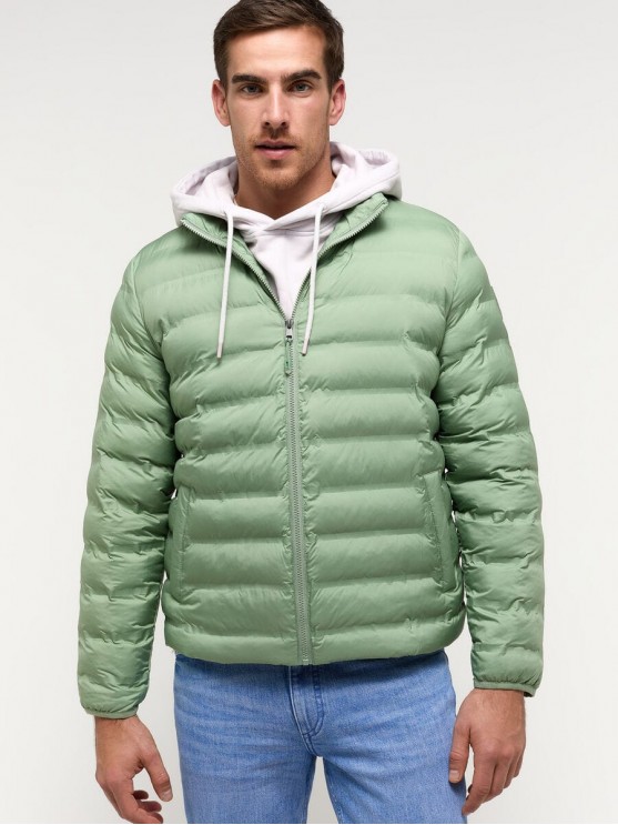 Mustang Men's Green Jackets for Fall and Spring