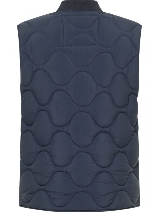 Mustang Men's Blue Vest for Fall and Spring
