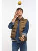 Mustang Men's Green Vest for Stylish Fall and Spring Looks
